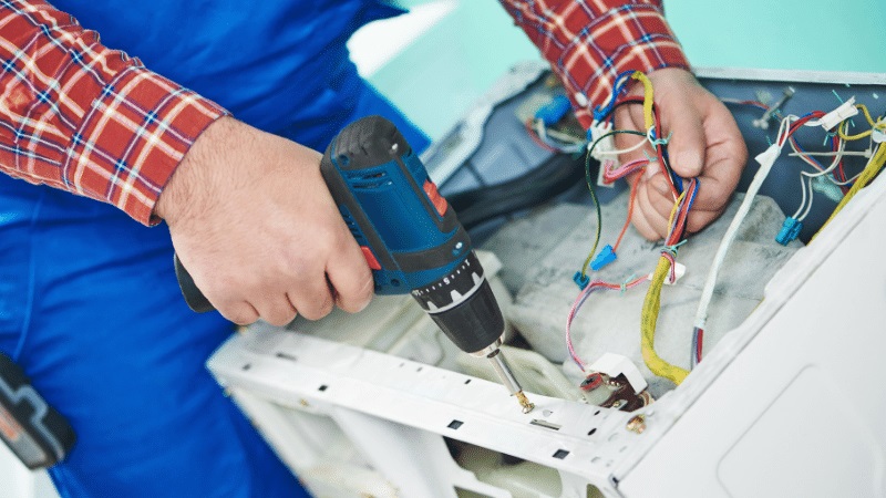 Bayrampaşa Carrier Carrier çamaşır makinesi kart tamiri – Su almama arızası orijinal parça ile giderildi. - Teknik servis örneği